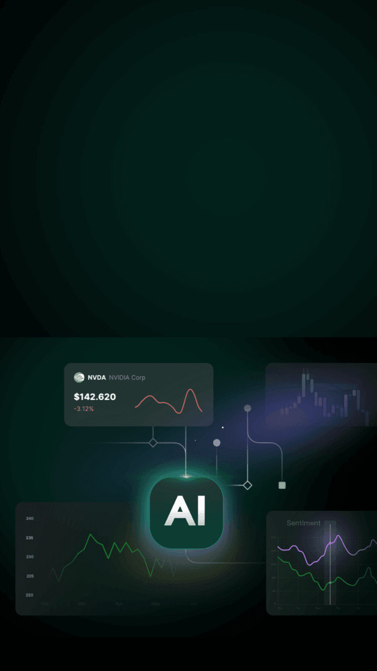 an image of financial AI agent banner