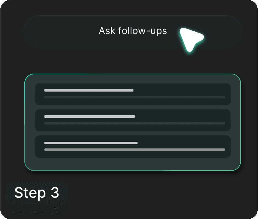 an image of Ask follow-ups