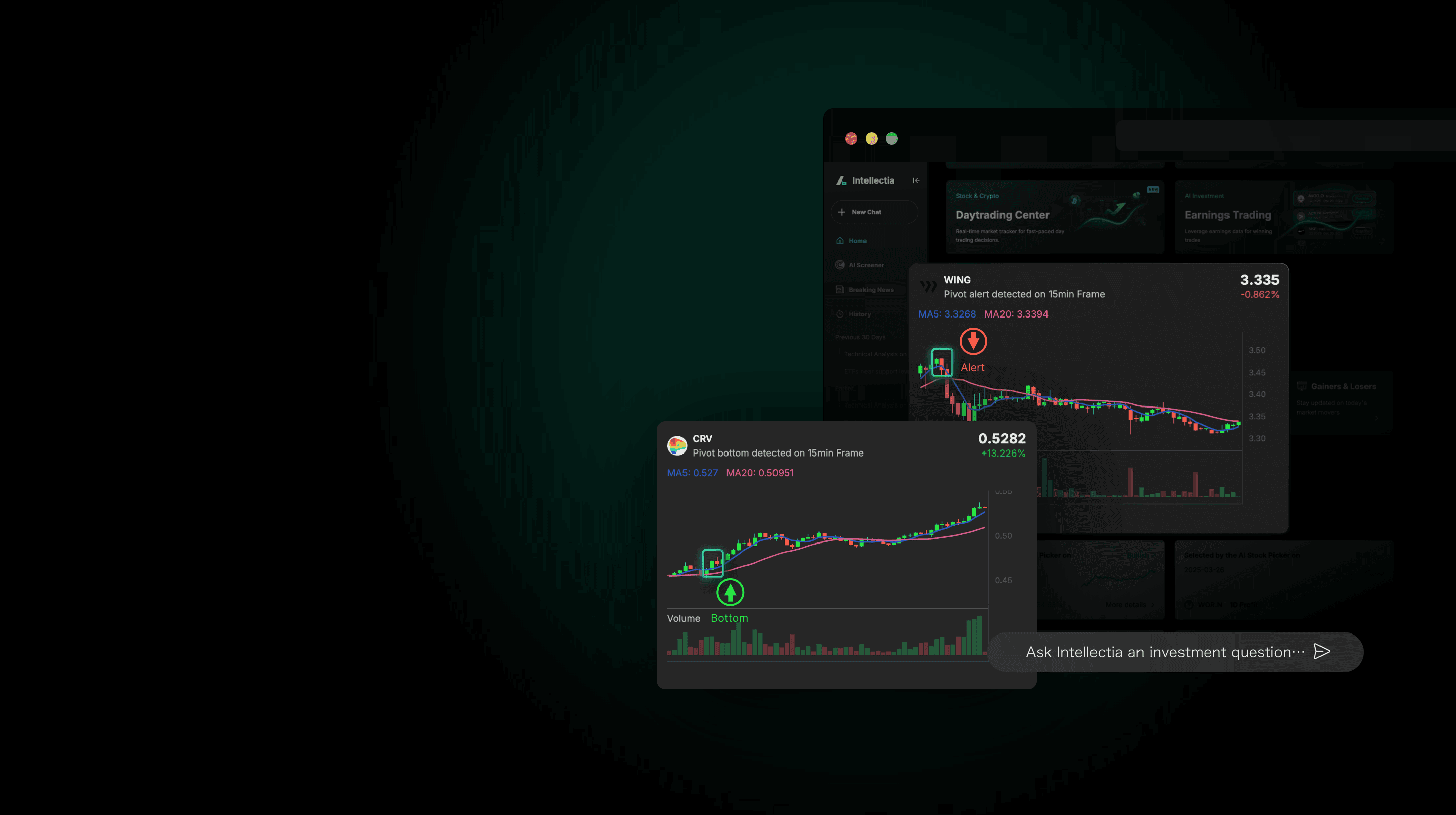 an image of daytrading center banner