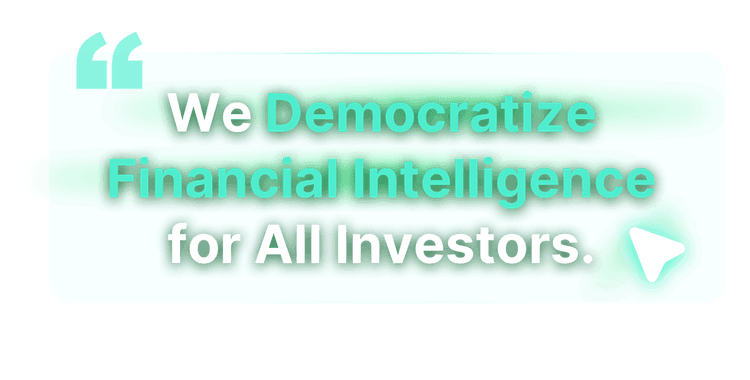 an image of We Democratize Financial Intelligence for Alllnvestors