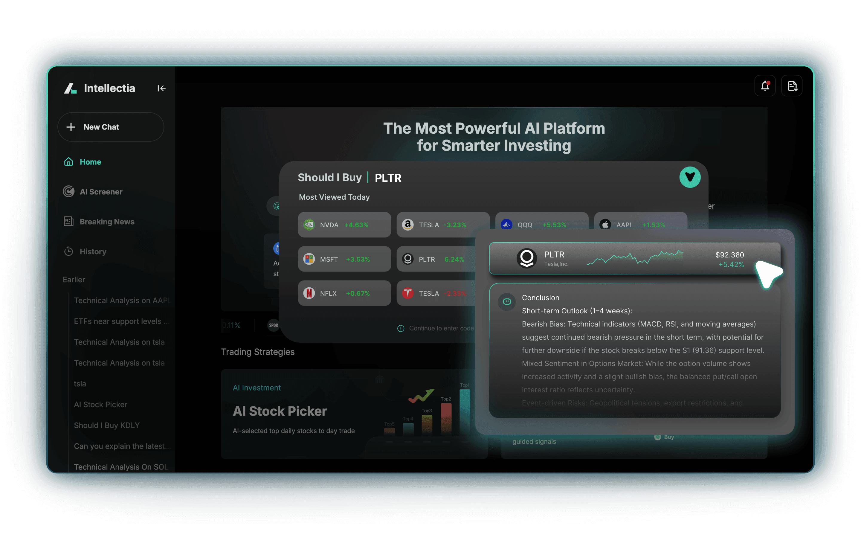 an image of Intellectia vs SeekingAlpha: The Better Financial Analyst Powered by AI