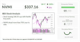 an image of Nova Named IBD Stock Of The Day Amid Strong AI-Driven Demand