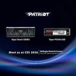 Patriot Memory Unveils DDR5 Memory and Gen5 SSD Innovations at CES 2026