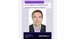 an image of NewcelX Appoints Diabetes Expert Dr. Julien Boisdron to Scientific Advisory Board