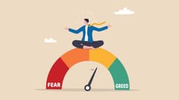 an image of Mixed U.S. Stocks as Fear & Greed Index Declines