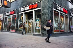 an image of GameStop Shares Dip as Investors Reassess Bullish Sentiment