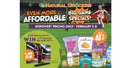 an image of Natural Grocers Launches Big Game Specials for Super Bowl Savings