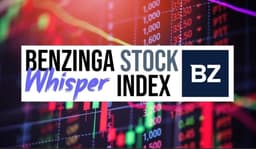 an image of Benzinga's Stock Whisper Index Highlights for the Week