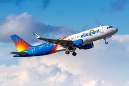 an image of Allegiant Travel Reports 4.6% YoY Passenger Growth for December 2025