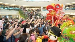 <HK Home>SHK PPT Reports Over 10% Increase in Foot Traffic and Sales at New Town Plaza During Lunar New Year