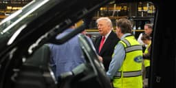 an image of President Trump Tells U.S. Automakers: 'Allow China In.'