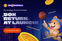 an image of DOGEBALL Launches Presale at $0.0003, Potential 50x Returns