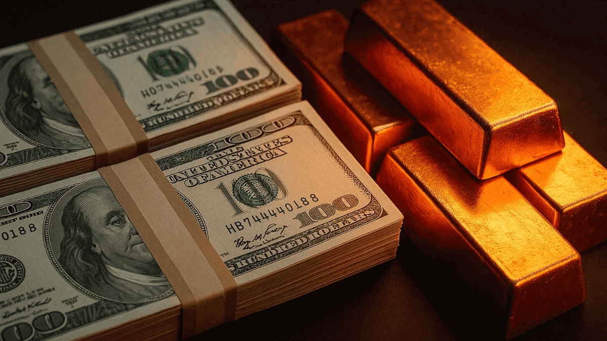 an image of an-image-showing-$100-bill-stacks-with-Copper-bricks