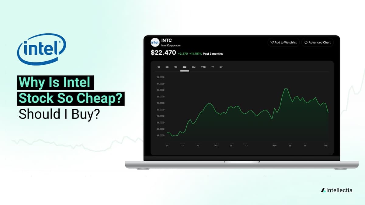 an image of 1280 x 720px - Why is intel stock so cheap
