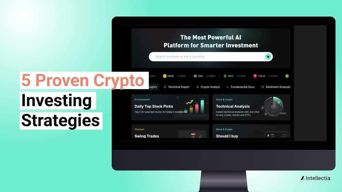 an image of 1280 x 720px 5 Proven Crypto Investing Strategies