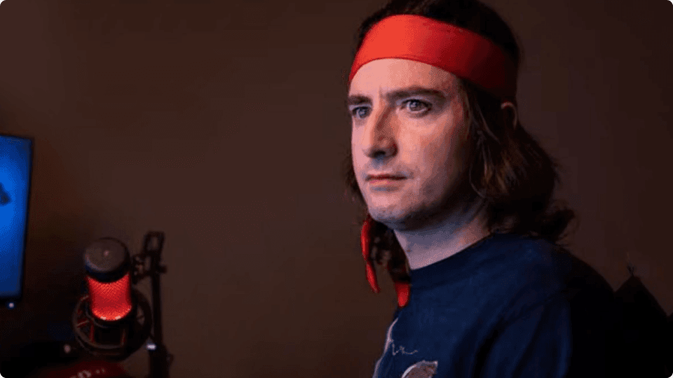 an image of Keith Gill dressed as Roaring Kitty