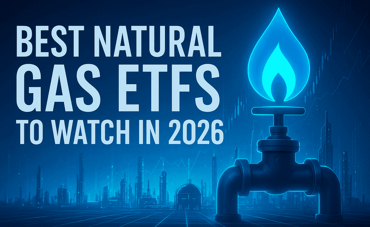 an image of Digital graphic showing best natural gas ETFs